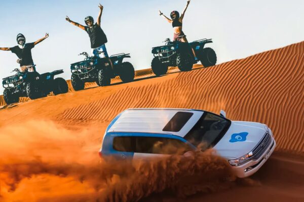 Dubai: Desert Safari, Quad Bike, Camel Ride & Al Khayma Camp