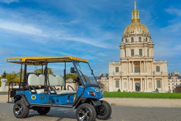 Golf Cart in Paris – Private Guided City Tour – Pickup Included